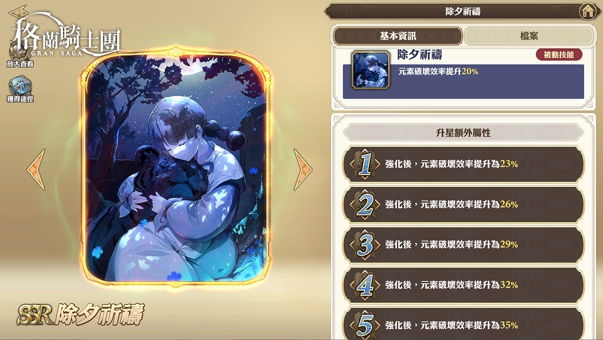 《Gran Saga：格蘭騎士團》春節改版迎金兔，推出豐富新年活動