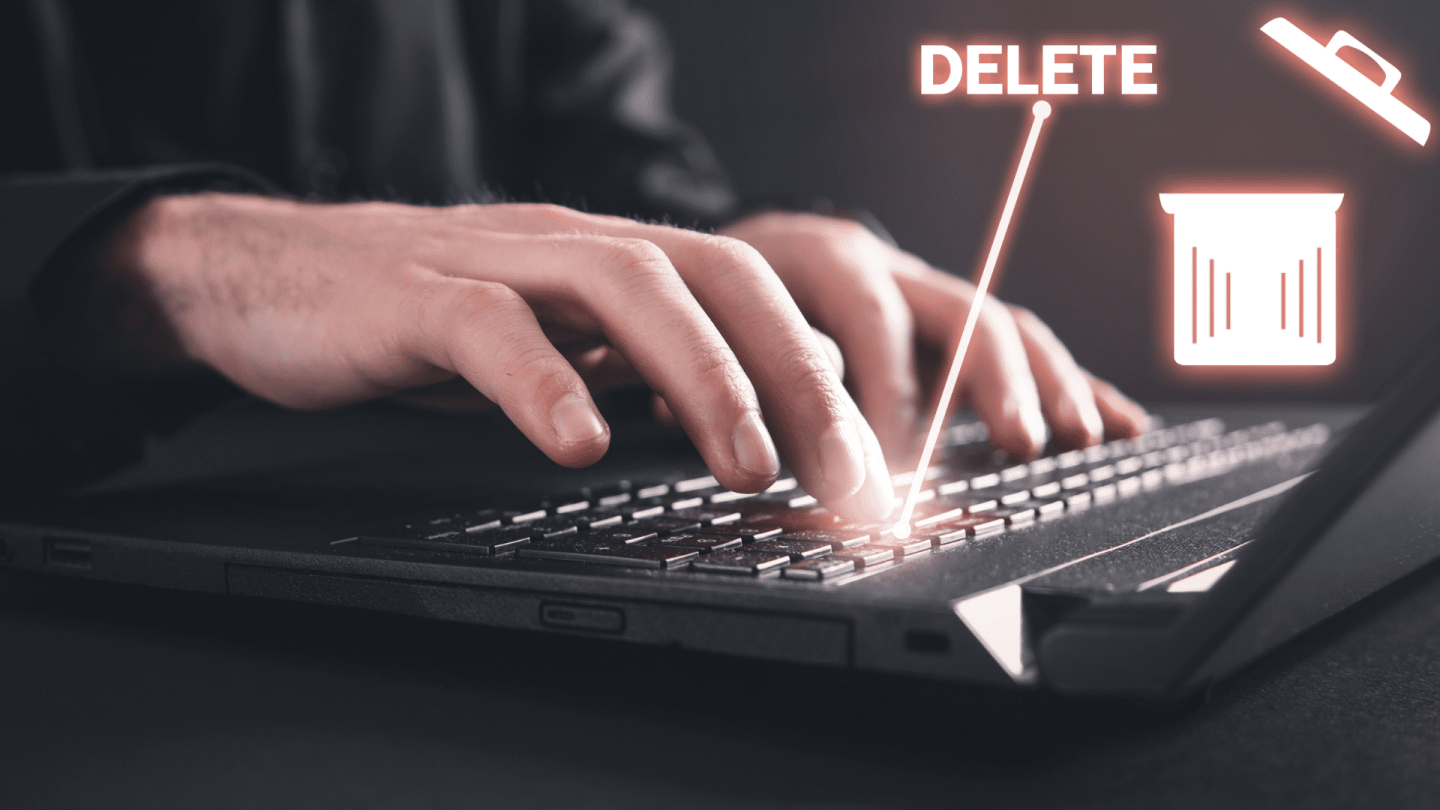 鍵盤快捷鍵刪除