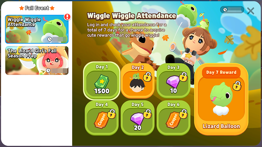《天天玩樂園》進行迎秋大型改版，追加新昆蟲和寵物蜥蜴