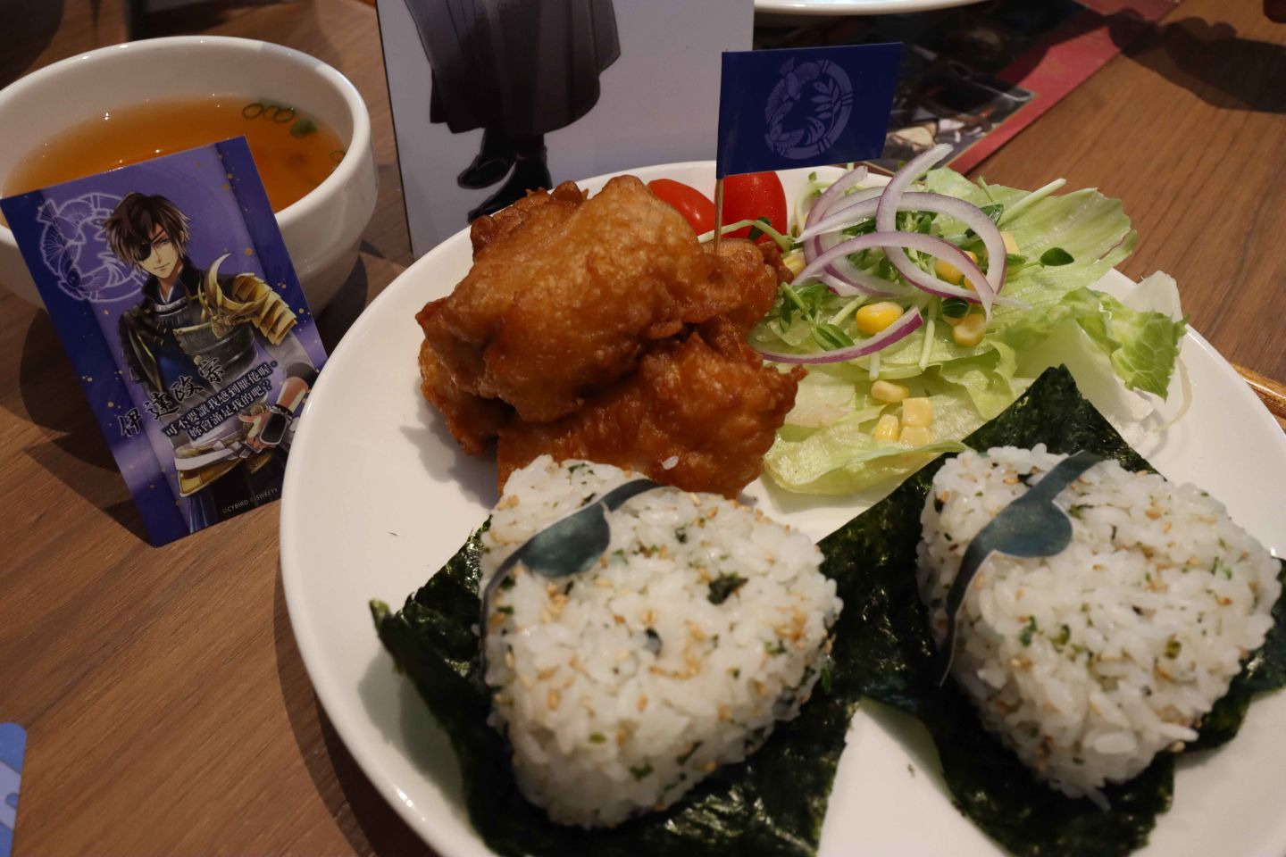 人氣戀愛手遊《美男戰國》主題餐降臨歐拉歐拉餐酒館，超多帥氣武將等著和妳相遇