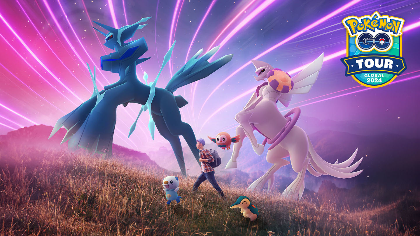 《Pokémon GO》帝牙盧卡／帕路奇亞起源形態「Tour：神奧地區」首度登場