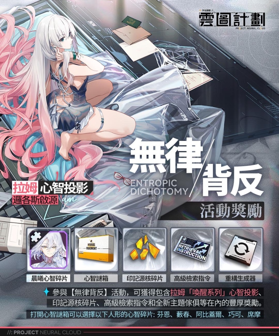 《雲圖計劃》大型活動「無律背反」踏足淵底，揭開塵封之扉！全新人形晨曦同步登場