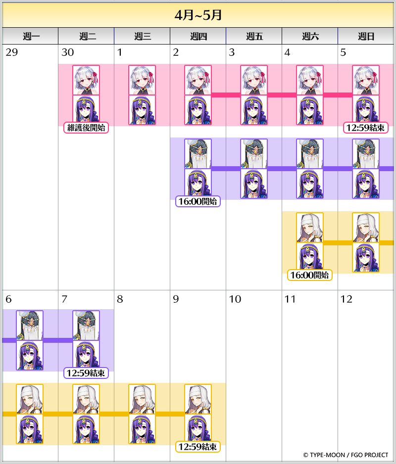 《Fate/Grand Order》繁中版「主線分支 德川迴天迷宮 大奧」開放紀念活動即日開始