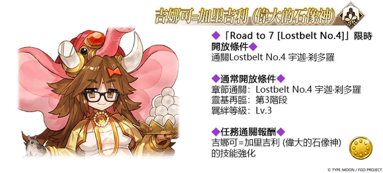 《FGO》繁中版「Road to 7 [Lostbelt No.4]」活動正式展開