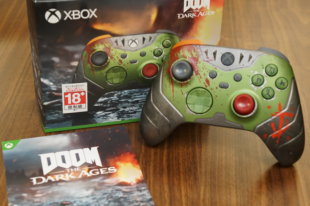 戰場中鑄造的除魔專武《毀滅戰士:黑暗時代》限量 Xbox 無線控制器在台販售