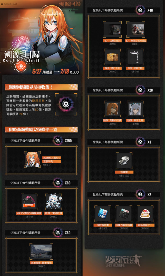 《少女前線》全新活動「溯源回歸」正式開啟!公開詳細活動內容與系列活動