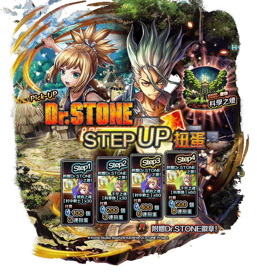 最後的克勞迪亞 X Dr Stone 聯動合作正式開催 專屬系列活動搶先看 遊戲基地gamebase
