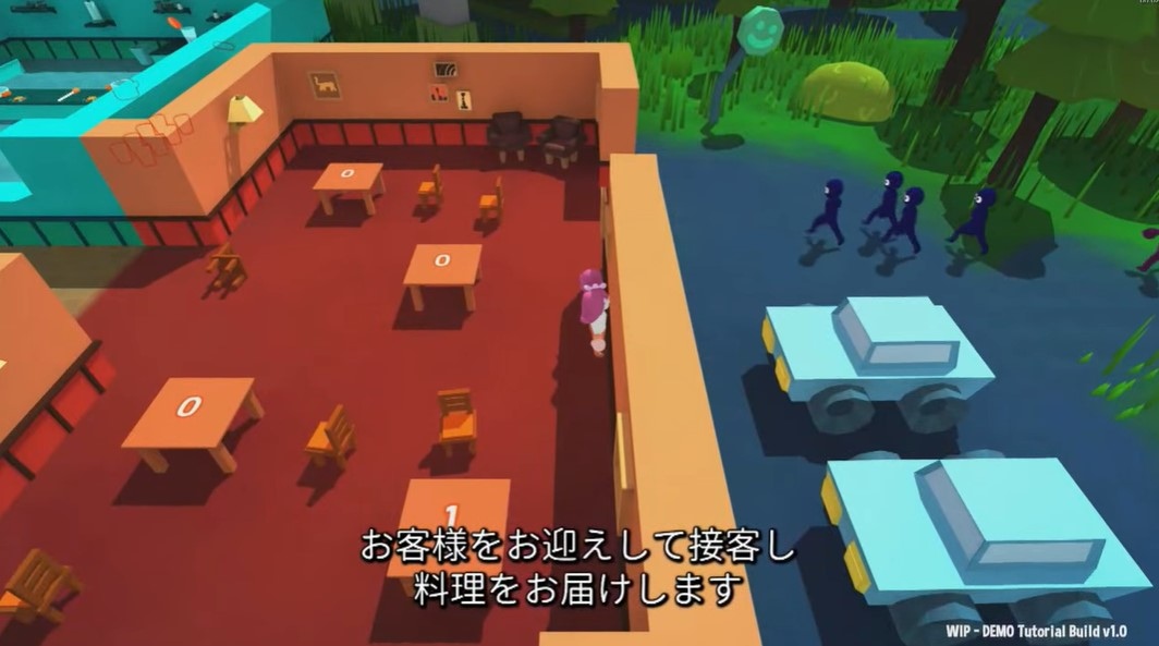 【TGS 2021】超忙碌餐館經營《It's Mealtime！》多樣競賽玩法挑戰玩家接客能力