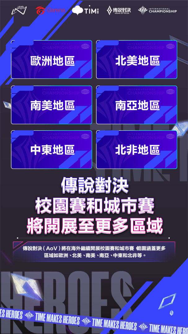 《傳說對決》2022 全球賽事年度計劃公布 AIC國際賽、AWC 世界盃獎金池翻倍再創新高