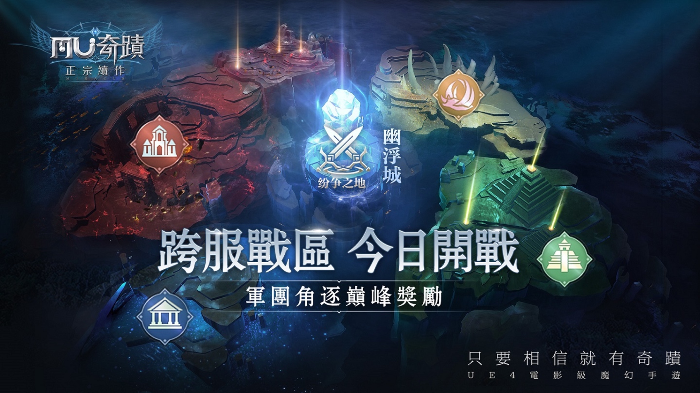 《奇蹟MU：正宗續作》跨服攻城戰正式開戰 同步釋出一系列新年活動與新春限定翅膀、坐騎，與玩家熱鬧迎新春！