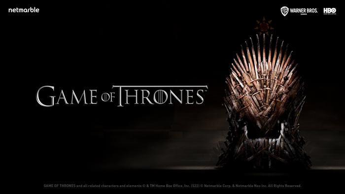Netmarble×HBO 宣佈推出《權力遊戲》最新改編手機開放世界 MMORPG