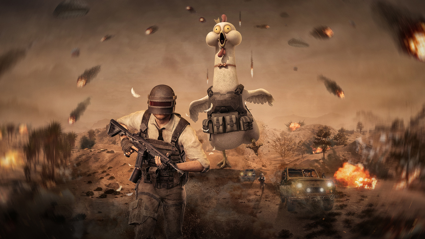 吃雞，或是被吃！《絕地求生》愚人節限定「哥雞拉大逃殺」登場！