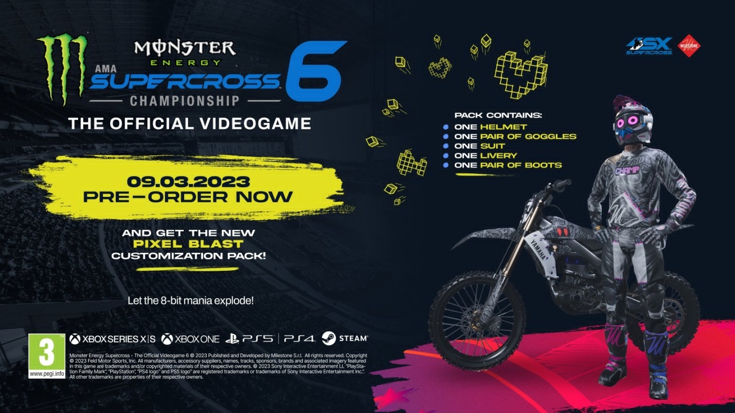 《Supercross 6》PS 版發售日決定！狂飆腎上腺素釋放狂野騎手本色