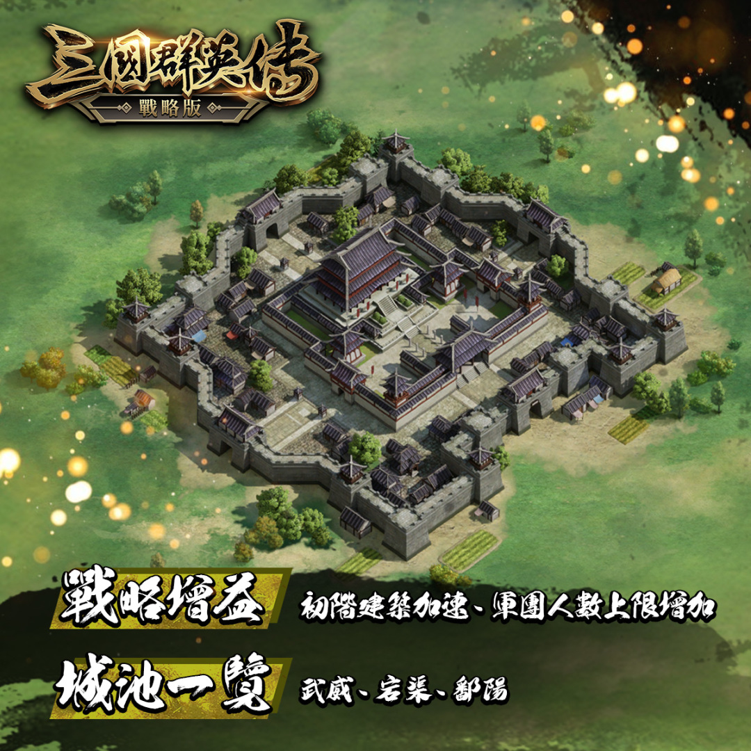 烽火四起《三國群英傳—戰略版》三星邑城開放、金秋慶典來臨
