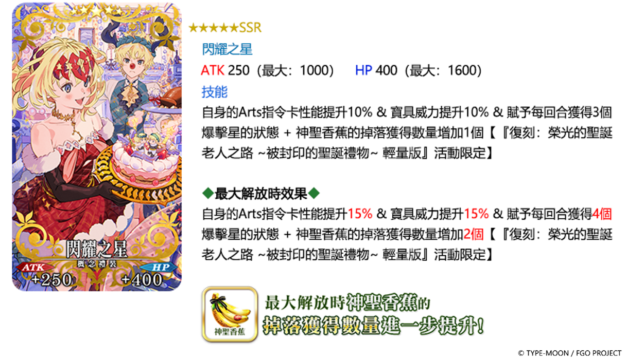 《Fate/Grand Order》繁中版復刻聖誕活動開跑