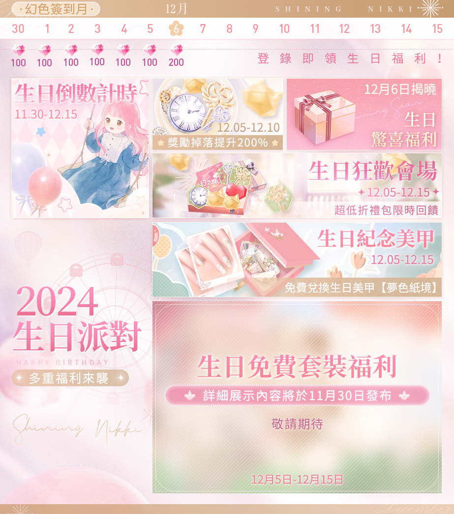 《閃耀暖暖》暖暖生日派對活動「出發！折紙王國」開啟！搭配評選賽商店更新