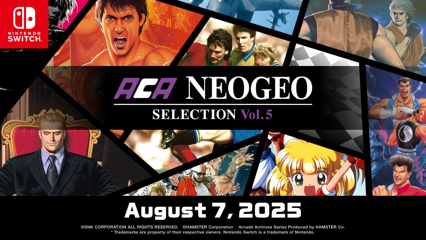アケアカNEOGEO SELECTION Vol.5 vol.6 ACA NEOGEO Selection Vol. 5 and Vol. 6 and are headed to the