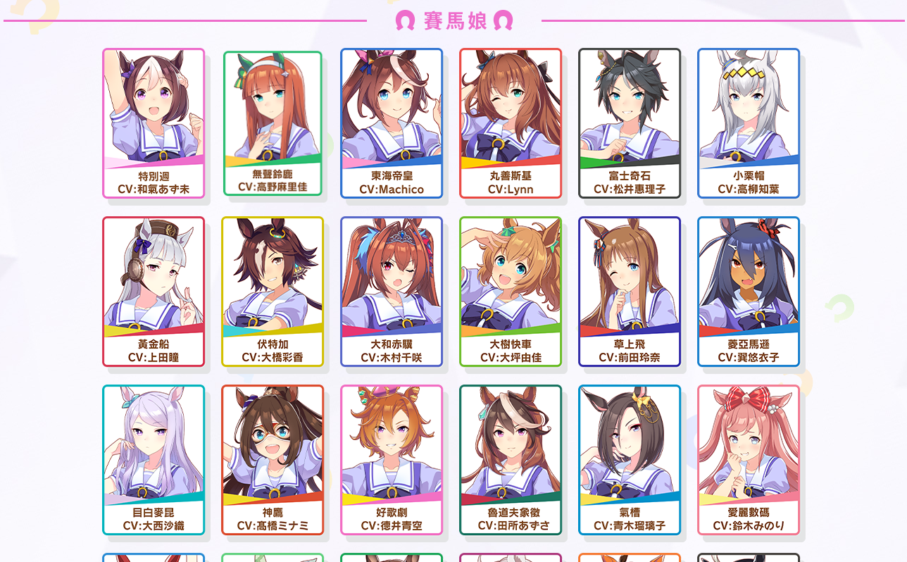 《賽馬娘Pretty Derby》繁體中文版確定登台，代理商承諾內容與日版完全相同
