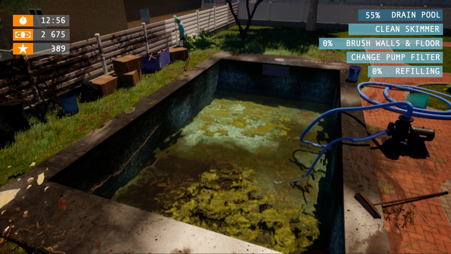 《游泳池清洁工》PC 版正式亮相，用刷子把长年累积的淤泥彻底清理干净！