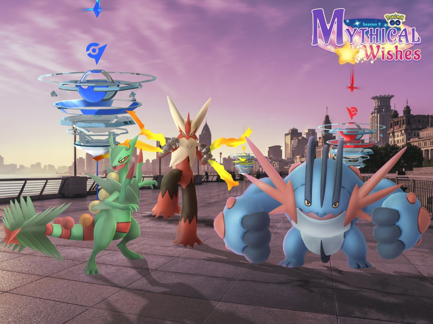 《Pokémon GO》豐緣地區活動首波主打「蜥蜴王、火焰雞、巨沼怪」超級團體戰即將開打
