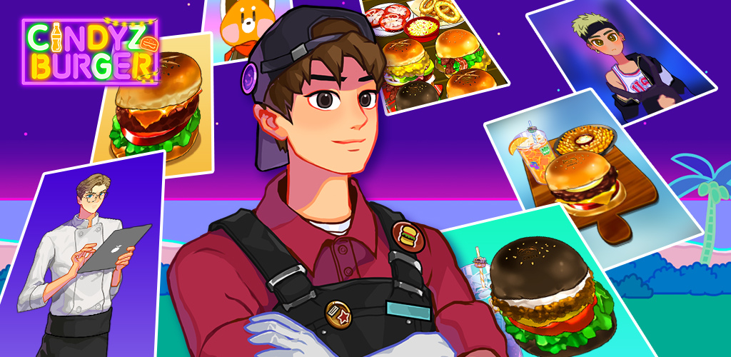 輕賽博朋克風模擬經營遊戲《Cindyz Burger：Master Chef》邀請經營漢堡店！