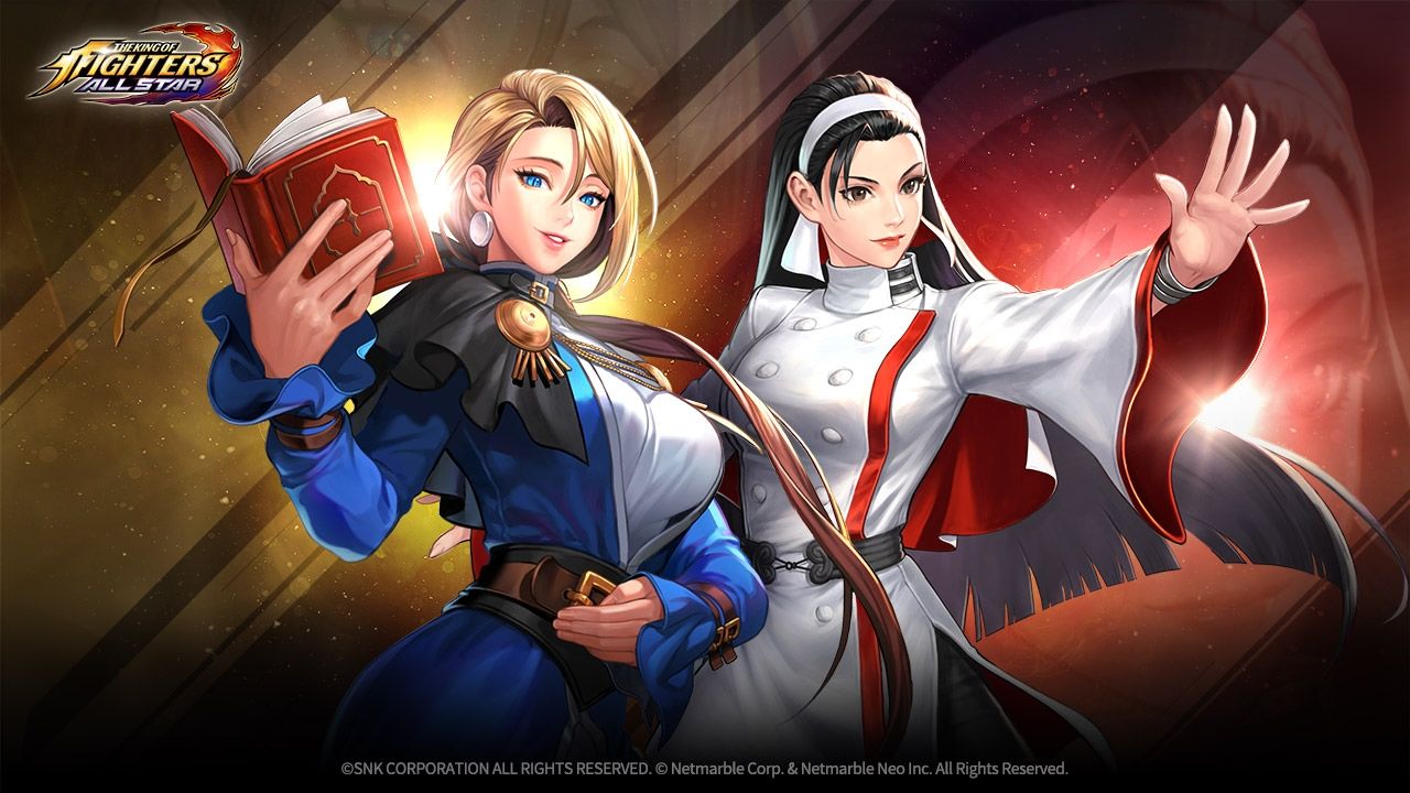 「漂亮的高尼茨」與「XV神樂千鶴」攜手《The King of Fighters Allstar》陣容共同參戰