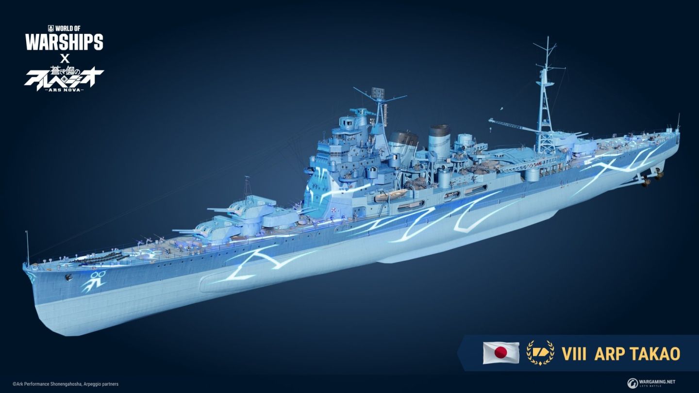 《戰艦世界》釋出 13.6 版本更新！《蒼藍鋼鐵戰艦》全新一波合作同步推出