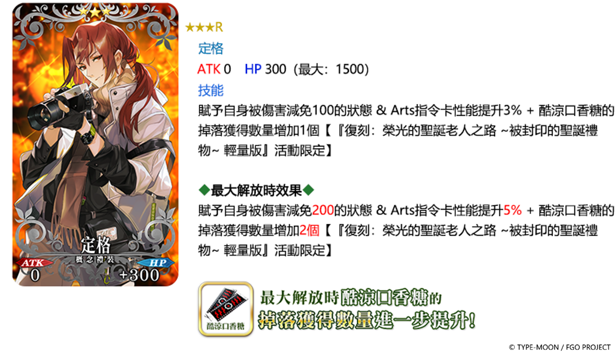 《Fate/Grand Order》繁中版復刻聖誕活動開跑