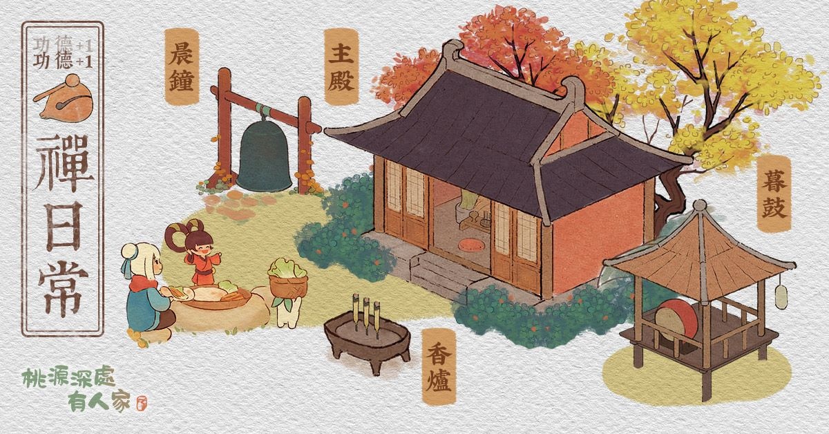 山中有古寺，心中有桃源《桃源深處有人家》全新區域「蘿山寺」解鎖