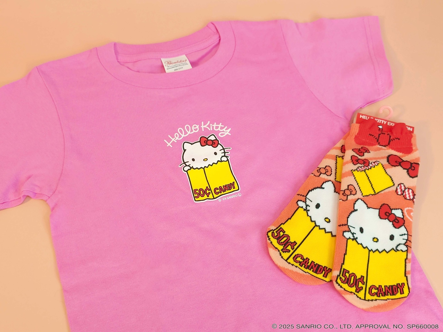 Hello Kitty展-日版兒童T恤襪子