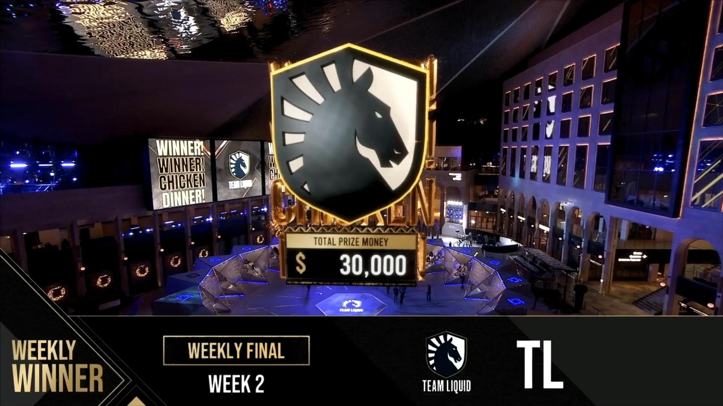 《絕地求生》PGC 世界賽第二週冠軍Team Liquid！第三周賽事今晚登場，GEX 力拼總決賽門票！
