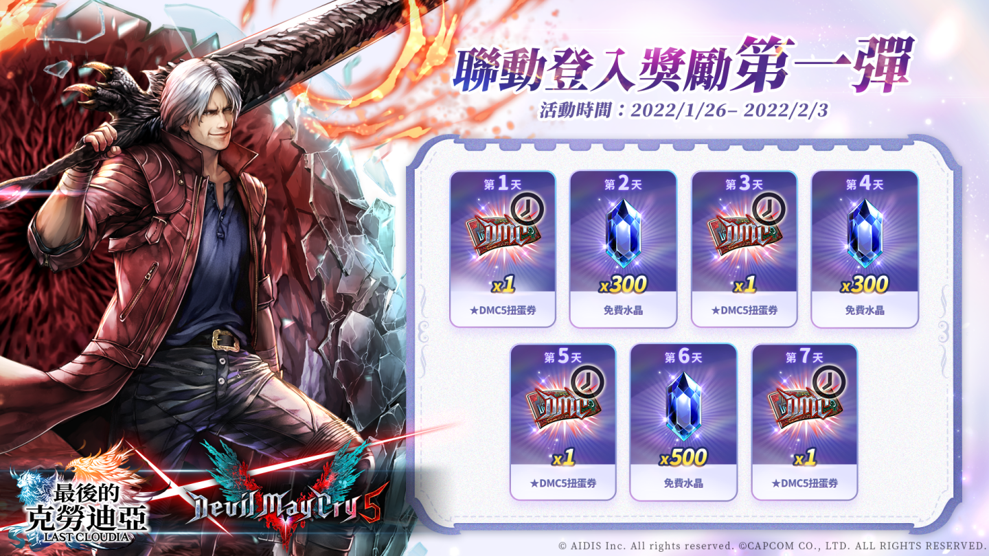《最後的克勞迪亞》x《Devil May Cry 5》超燃聯動!帥氣滿點的惡魔獵人颯爽登場!