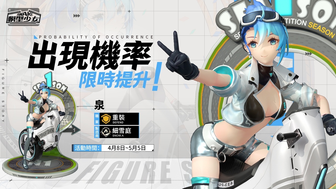 《模型少女AWAKE》週年慶開放！全新模型「蒂亞」、「泉」以及各項週年活動同步推出