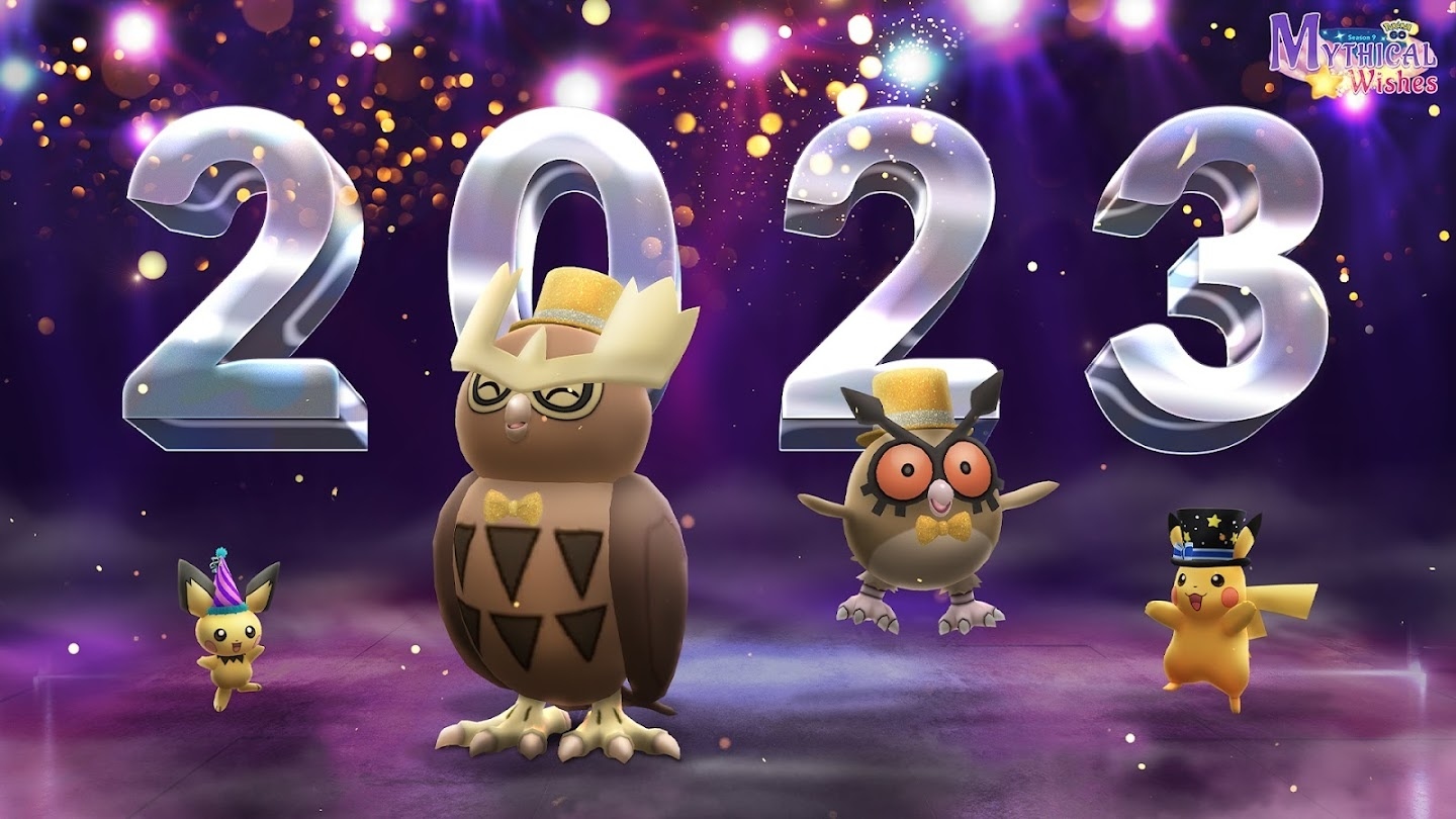 《Pokémon GO》公開 2023 新年活動，派對禮帽皮卡丘限時登場