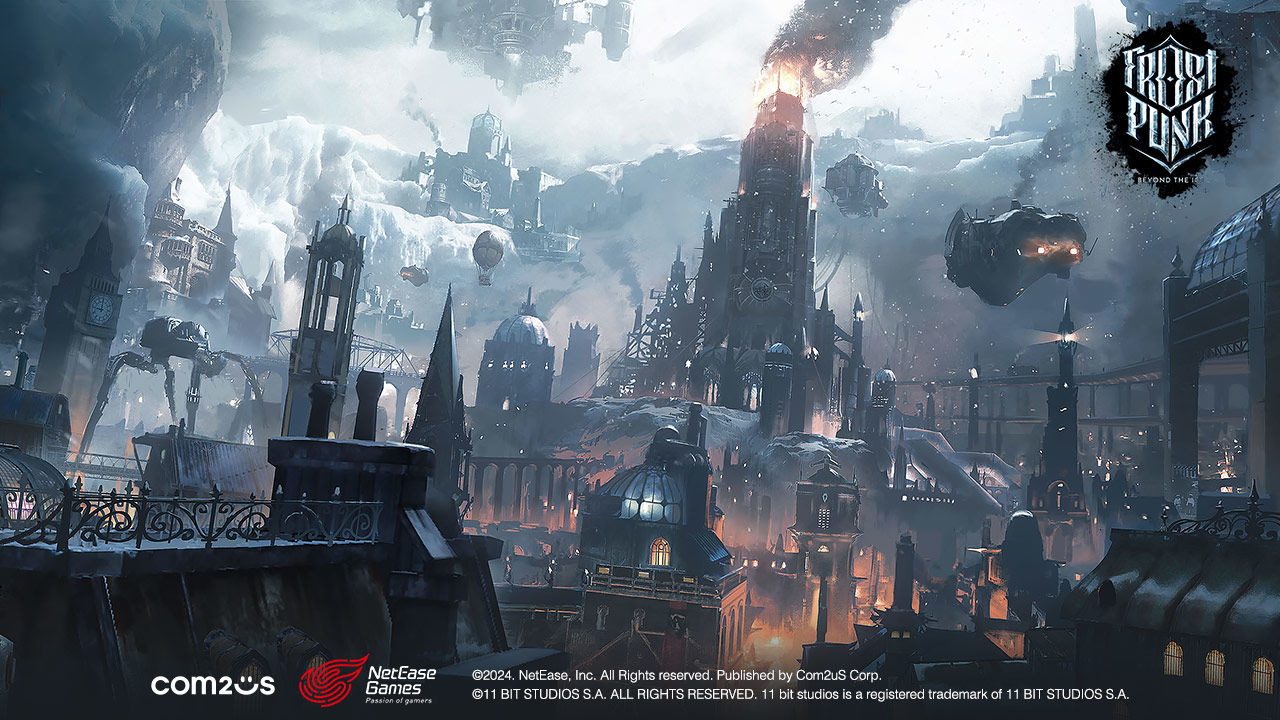 Com2uS正式宣布取得廣受好評的生存遊戲《Frostpunk：Beyond the Ice》手機版全球發行權！