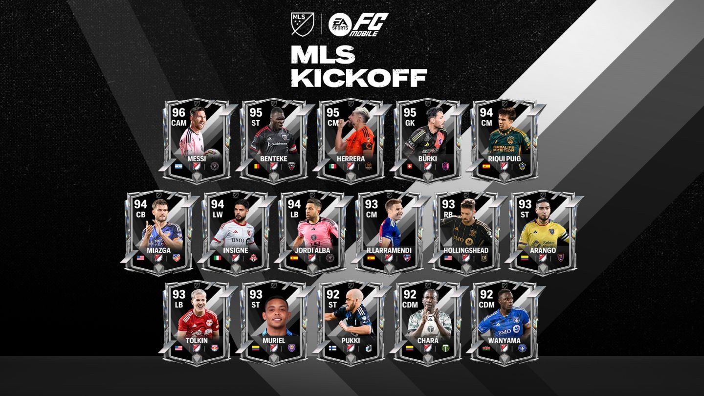 《EA Sports FC Mobile》美國職業足球大聯盟開賽活動現正進行中