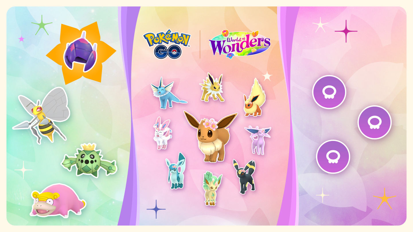 《Pokémon GO》驚奇入場券 Part.2「戴著櫻花頭飾的伊布家族」即將登場
