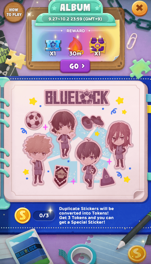 《LINE Bubble 2》與動畫《藍色監獄》聯名合作來囉！登入遊戲領取豐富道具獎勵