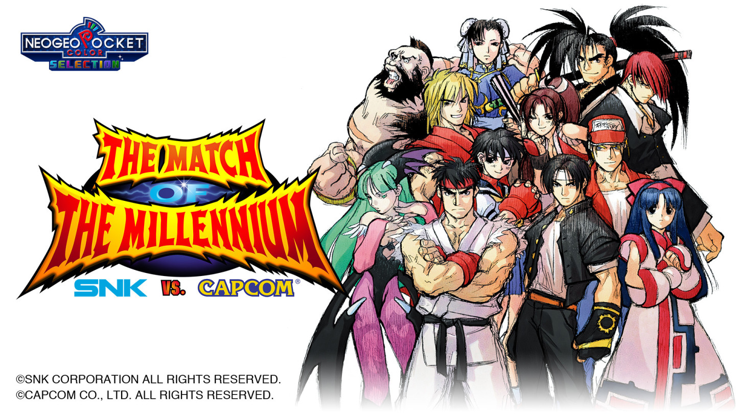 《NEOGEO POCKET COLOR SELECTION Vol.1》與《SNK VS. CAPCOM：THE MATCH OF THE MILLENNIUM》今日起在Steam登場！
