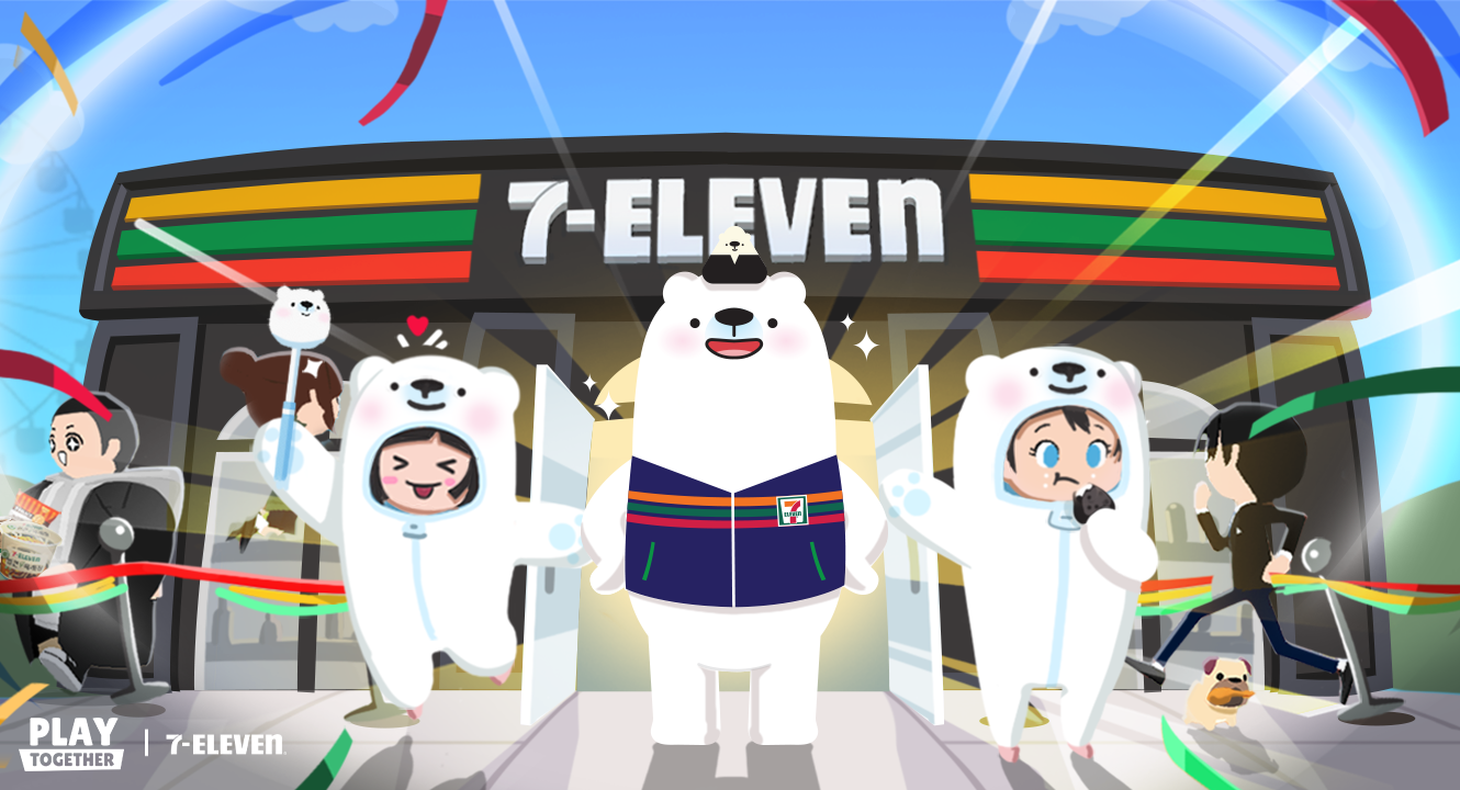 《天天玩樂園》和7-ELEVEN KOREA一起開啟虛擬世界便利商店!