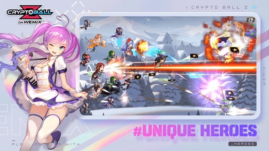 《Crypto Ball Z on Wemix》全球版發售日決定，支援繁體中文等八種語系