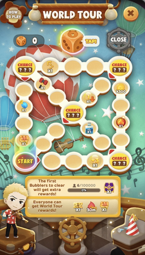 《LINE Bubble 2》和《交響情人夢》首次聯名合作登場 合作LINE任務貼圖免費送