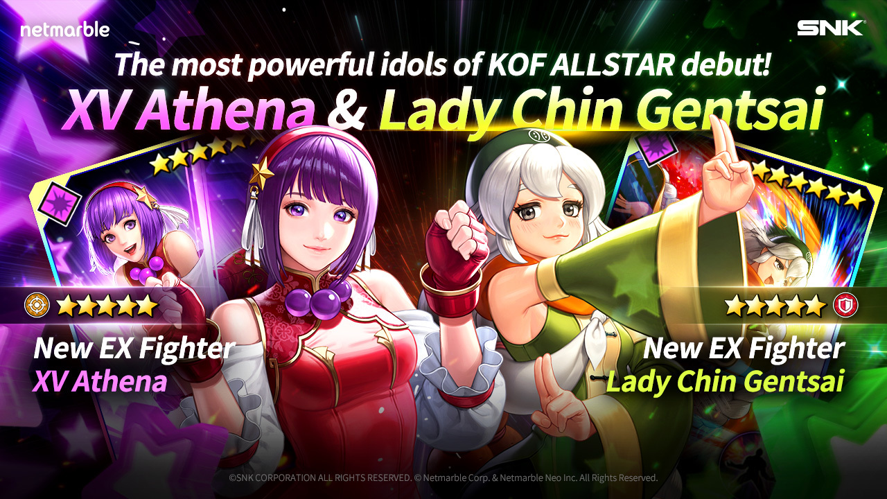 《THE KING OF FIGHTERS ALLSTAR》2名全新格鬥家組隊參戰！