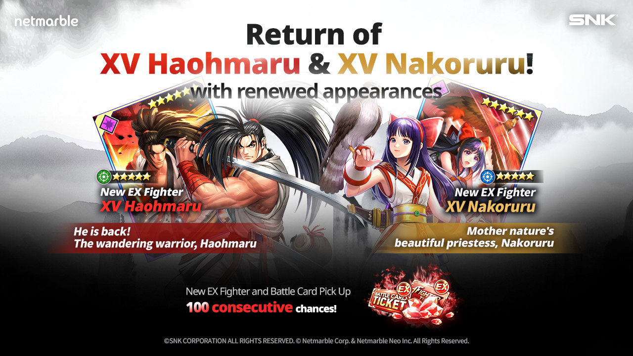 《THE KING OF FIGHTERS ALLSTAR》迎來全新格鬥家、戰鬥卡與遊戲活動