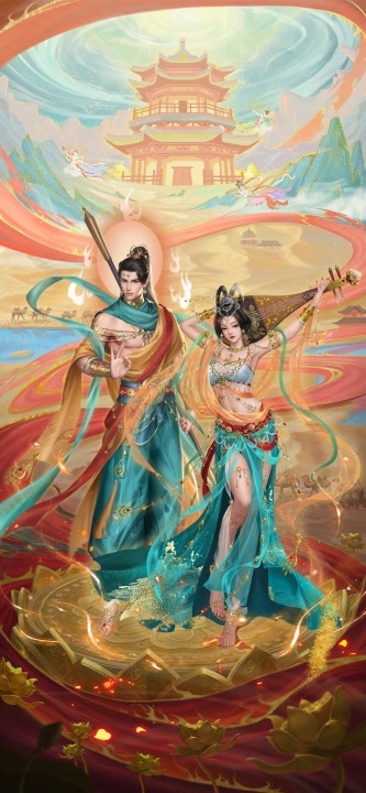 《我在大清當皇帝》×「敦煌博物館」聯動 1/10 盛大開啟！限定大臣、妃子＆靈獸同步推出