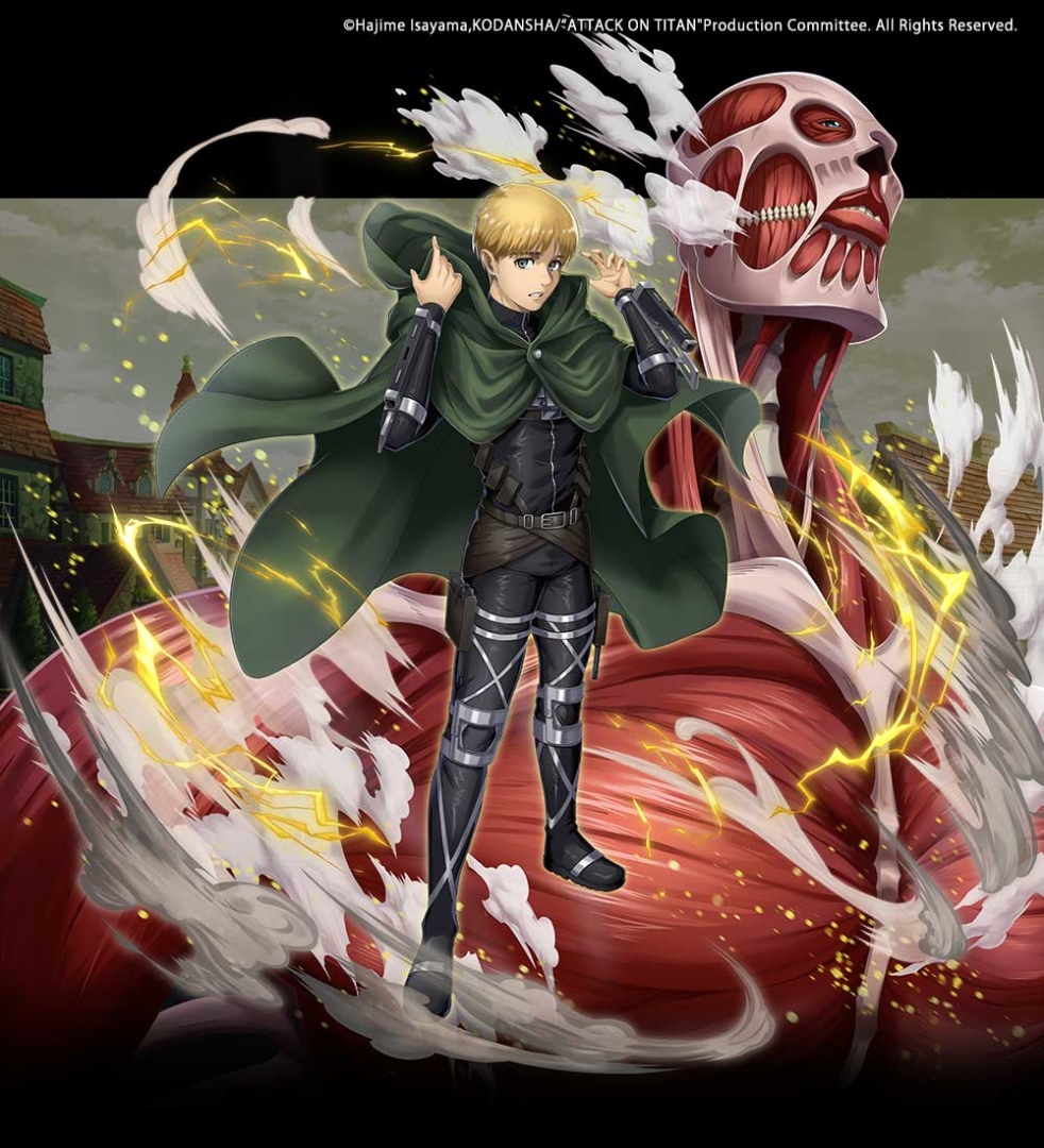 《神域召喚》x《進擊的巨人》合作活動開跑！透過每日免費召喚及活動獎勵，獲得合作角色吧！