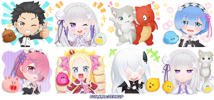 《LINE Bubble 2》與《Re:從零開始的異世界生活》首度攜手合作，限定LINE貼圖免費送給你！