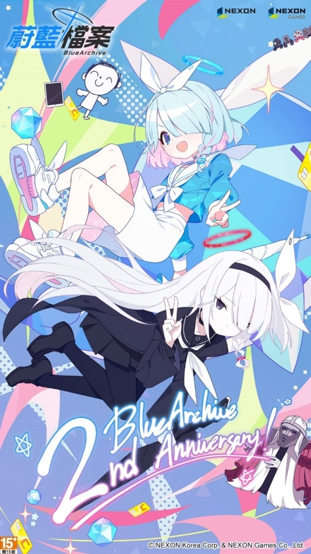 《蔚藍檔案》「熱狗彩奈」一卡通15日開放預購，二周年慶前進G-Eight電玩展
