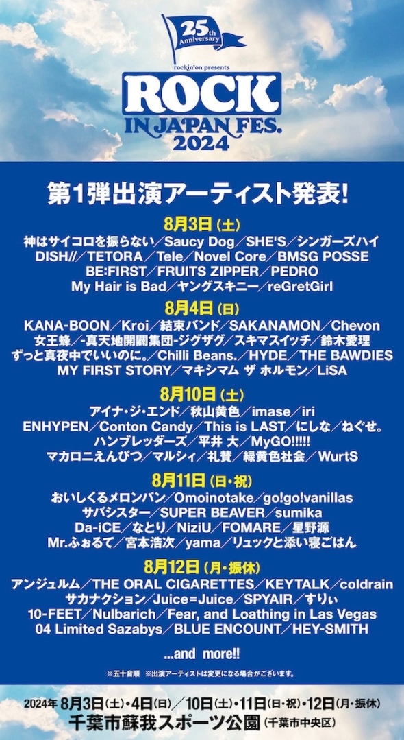 ROCK IN JAPAN 2019 ロックインジャパン 8/10 駐車場券 西 駐車場 送料無料！ロッキン 8月10日 ROCK IN JAPAN FES 2019◇8⁄3 駐車券 ロックインジャパン 8月3