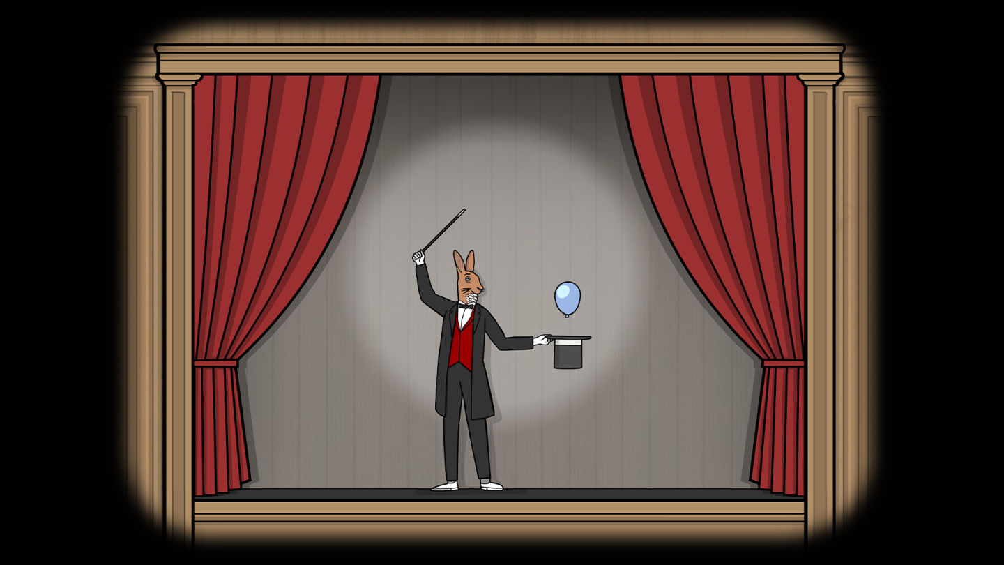 《Rusty Lake 鏽湖》系列十週年紀念作《The Mr. Rabbit Magic Show》免費開放下載